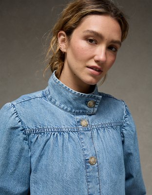 AE Denim Swing Jacket