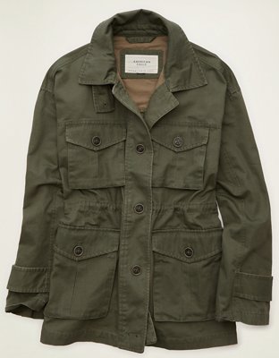 ジャケット・アウター high neck military jacket AE Classic Military Jacket | American Eagle
