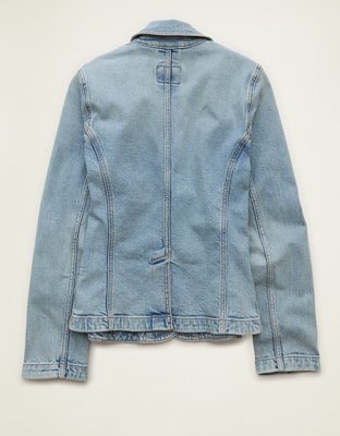 AE Shrunken Denim Blazer