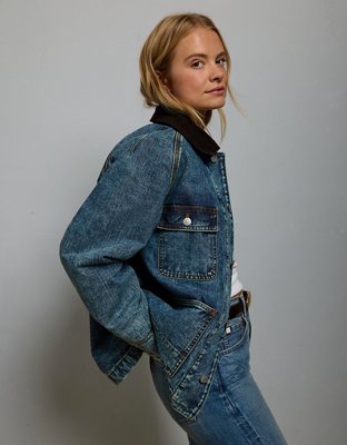 AE77 Premium Denim Barn Jacket