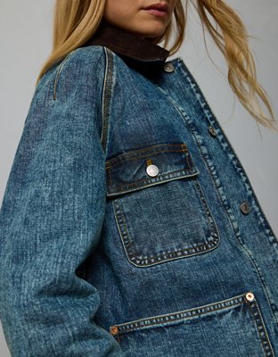 AE77 Premium Denim Barn Jacket