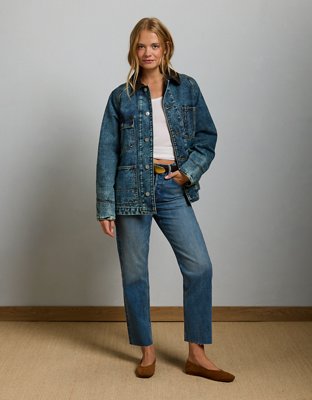 AE77 Premium Denim Barn Jacket
