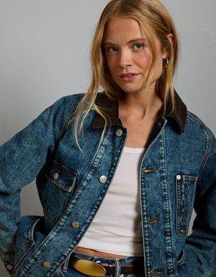 AE77 Premium Denim Barn Jacket