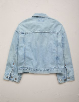 AE77 Oversized Denim Jacket | American Eagle