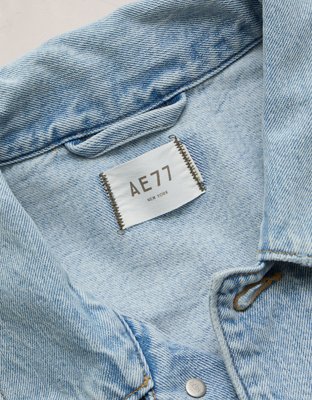 AE77 Oversized Denim Jacket | American Eagle