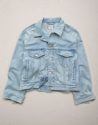 AE77 Oversized Denim Jacket | American Eagle