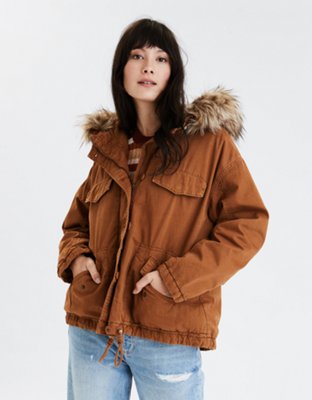 AE Faux Fur Lined Hood Parka