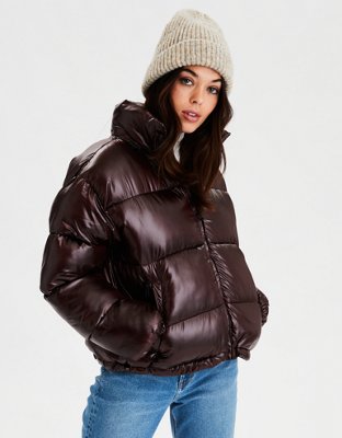 AE Shiny Puffer Jacket