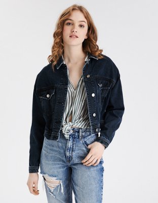 Women S Denim Trucker Jackets American Eagle