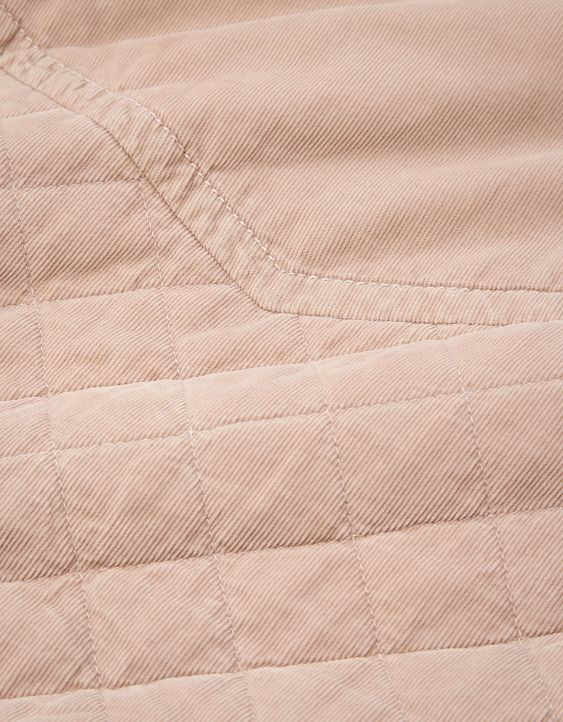 AE Quilted Hooded Bomber Jacket
