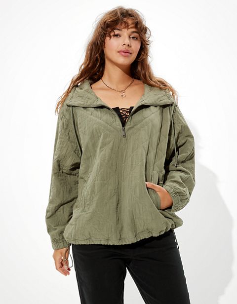 Женские куртки American Eagle AE Quilted Hooded Jacket
