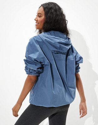 Женские куртки American Eagle AE Quarter-Zip Rain Jacket — фото 2