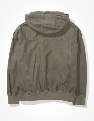 AE Hooded Military Bomber Jacket