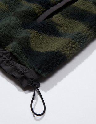 Женские куртки American Eagle AE Sherpa Zip-Up Jacket — фото 4