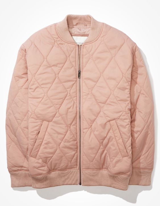 AE Quilted Bomber Jacket