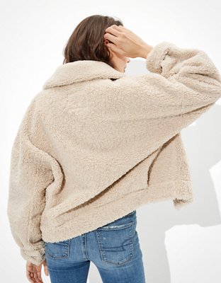 Женские куртки American Eagle AE Sherpa Trucker Jacket — фото 2