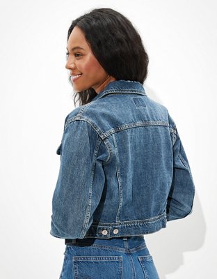 Женские куртки American Eagle AE Denim 70's Boyfriend Jacket — фото 2