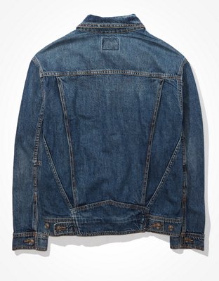 AE Denim Destroyed Boyfriend Jacket