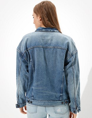 american eagle oversized jean jacket