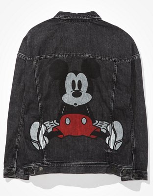 Женские куртки American Eagle Disney X AE Boyfriend Denim Jacket — фото 4