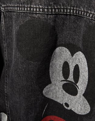 Женские куртки American Eagle Disney X AE Boyfriend Denim Jacket — фото 7
