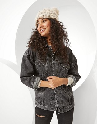 Женские куртки American Eagle Disney X AE Boyfriend Denim Jacket — фото 2