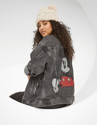 american eagle jean jacket hoodie