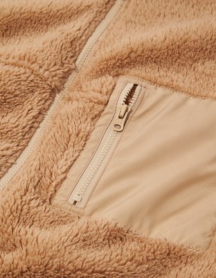 Женские куртки American Eagle AE Sherpa Bomber Jacket — фото 6