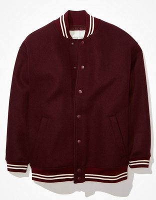 Женские куртки American Eagle AE Oversized Varsity Jacket — фото 3