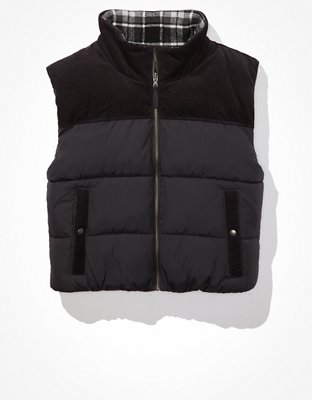 Женские жилеты American Eagle AE Reversible Puffer Vest — фото 3