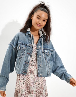 american eagle boyfriend denim jacket