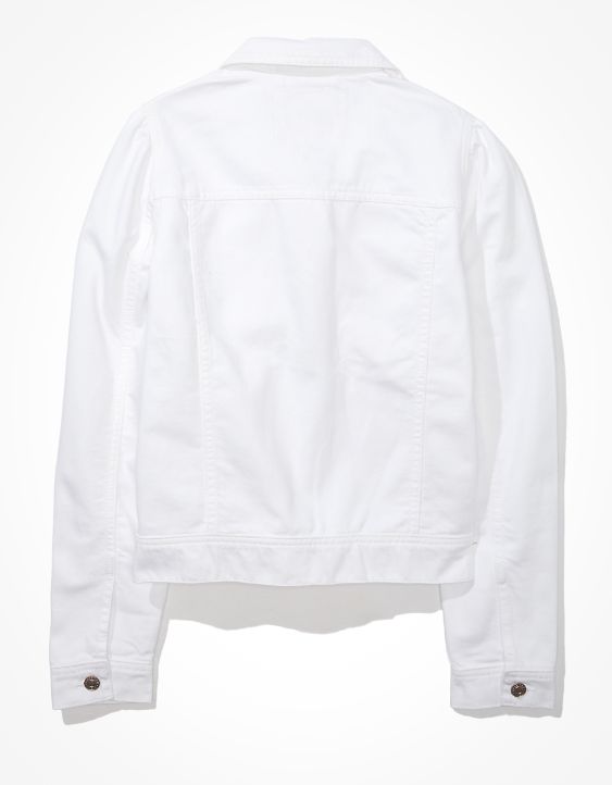 AE Classic Puff Sleeve Denim Jacket