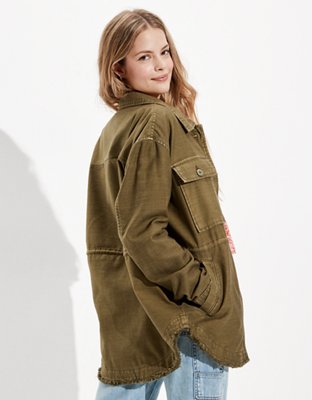 AE Boyfriend Military Shacket