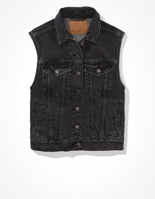 black denim vest mens