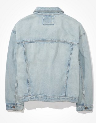 Женские куртки American Eagle AE '90s Boyfriend Oversized Denim Jacket — фото 5