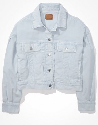 Женские куртки American Eagle AE Tomgirl Cropped Corduroy Jacket — фото 3