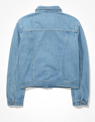 Женские куртки American Eagle AE x The Jeans Redesign Classic Denim Jacket — фото 4
