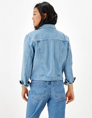 Женские куртки American Eagle AE x The Jeans Redesign Classic Denim Jacket — фото 2