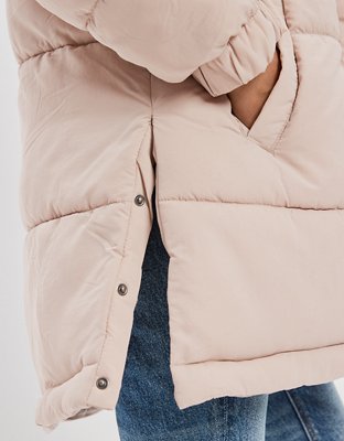 AE Elongated Hooded Puffer Jacket