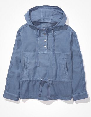 Женские куртки American Eagle AE Cotton Popover Jacket — фото 3