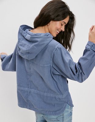 Женские куртки American Eagle AE Cotton Popover Jacket — фото 2