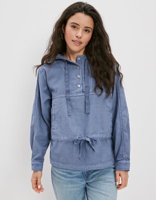 Женские куртки American Eagle AE Cotton Popover Jacket — фото 5