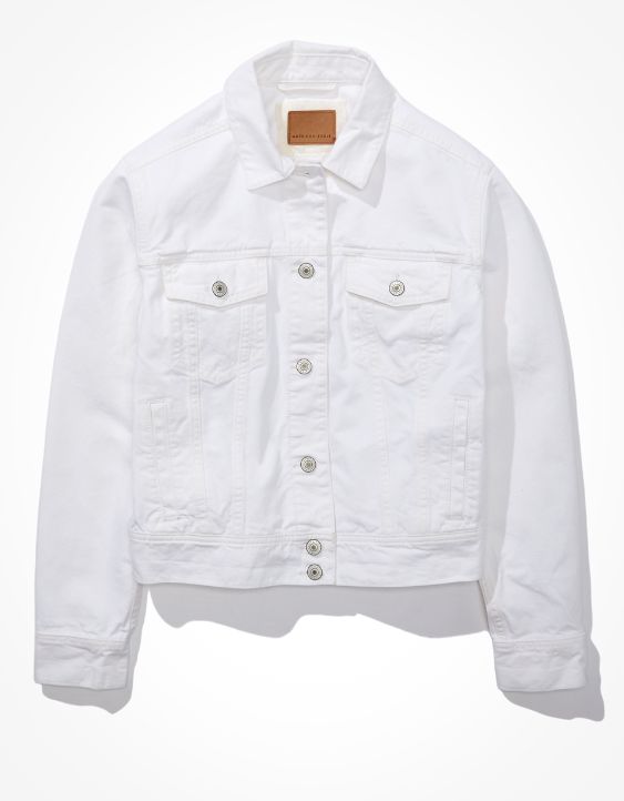 AE Classic White Denim Jacket