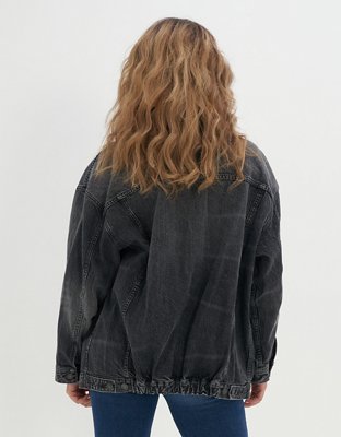 AE Black Wash '90s Boyfriend Denim Jacket