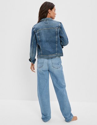 Женские куртки American Eagle AE Classic Strigid Denim Jacket — фото 2