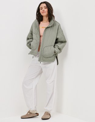 Женские куртки American Eagle AE Quilted Jacket — фото 5