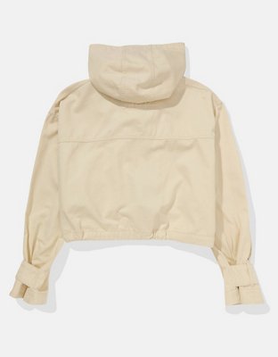 Женские куртки American Eagle AE Hooded Twill Jacket — фото 4