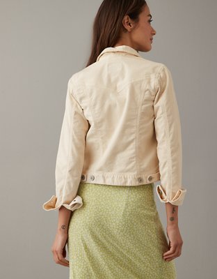 Женские куртки American Eagle AE Shrunken Corduroy Jacket — фото 2