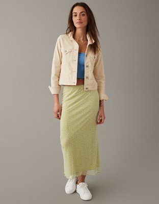Женские куртки American Eagle AE Shrunken Corduroy Jacket — фото 5