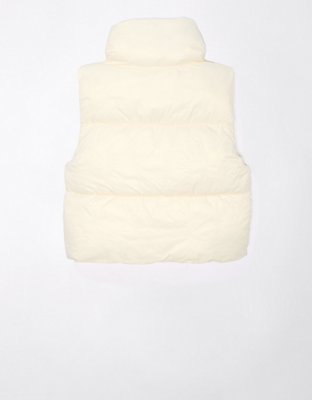 Женские жилеты American Eagle AE Cropped Puffer Vest — фото 2